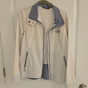 The North Face Women's Cream and Gray Jacket